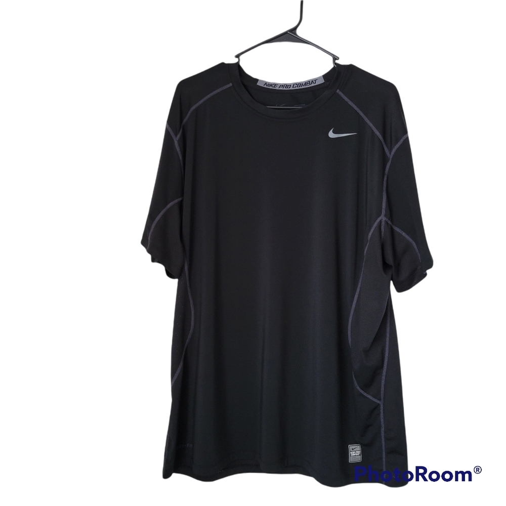 Nike Pro Combat XXL DRI-FIT black shirt.